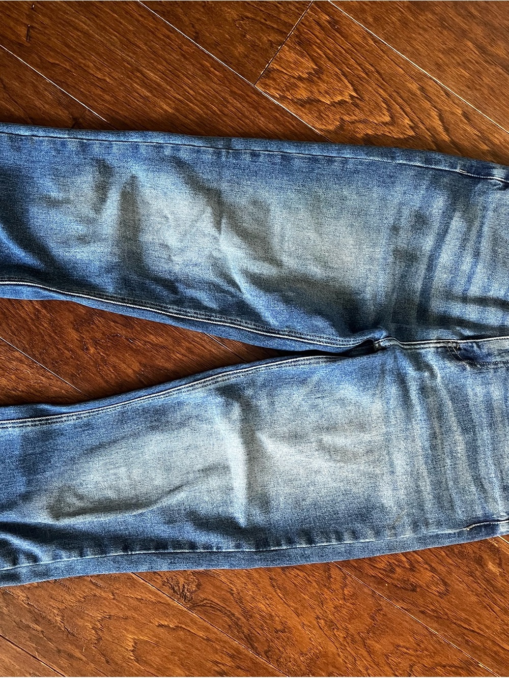 KanCan Faded Light Blue Ankle Skinny Jeans